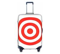 KLJnmbb Design Target Stampa Valigie Copertura Elastica Lavabile Anti Graffio Protezione Dei Bagagli Antipolvere Elegante, bianco, S