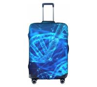 KLJnmbb DNA Chain Photo Print Valigie Copertura Elastico Lavabile Anti Graffio Bagagli Protezione Antipolvere Elegante, bianco, S