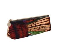 KLJnmbb Grand Canyon, elegante astuccio a triangolo di grande capacità, con cerniera, per strumenti di scrittura
