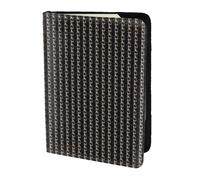 KLJnmbb Portadocumenti da viaggio con orecchie lunghe, stampa bulldog francese, 14 cm, sicuro, compatto, elegante, per uomini e donne