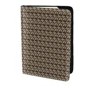 KLJnmbb Portadocumenti da viaggio con stampa di pastore tedesco, 14 cm, sicuro, compatto, elegante, per uomini e donne