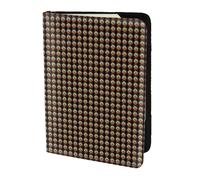 KLJnmbb Portafoglio porta documenti da viaggio per passaporto con chitarra e basso, 14 cm, compatto, elegante, per uomini e donne