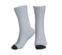 KLJnmbb West Virginia State Flag Print unisex Mid-Tube calzini traspiranti atletica corsa palestra allenamento attività sportive, 1 nero, Taglia unica