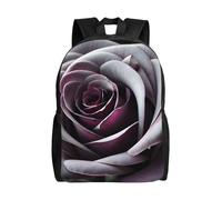 KLJnmbb Zaino da uomo e donna con stampa gotica con rose e fiori, elegante, impermeabile, per viaggi, escursionismo, campeggio, leggero
