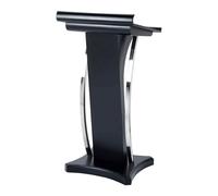 KLJUddGY Leggio Leggio Creativo Podio Curvo in Acciaio Inossidabile Inclinazione Permanente Pulpito della Chiesa per Aula, pulpiti della Chiesa, Altoparlante per conferenze Moda