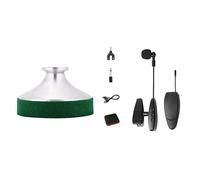 KLKL 1pcs Tenor Saxophone Mute & 1 Set Set System System System Saxophone Clip su Strumenti Musicali Kit per Sassofono