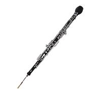 KLKL Alto Oboe F Key Wood Wood Wood Body Silver-Plated Keys con Guanti A Nevina Panno per La Pulizia Case Caseviver Oboe Professionale