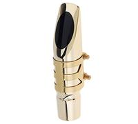 KLKL Bocchino Placcato Oro Placcato Oro Professionale Boccaglio per Sassofono Alto 6 per Giocare La Musica Classica Kit per Sassofono