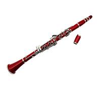 KLKL clarinetto 17-Key Clarinet BB Flat Binoculare Binoculare Clarinetto in Sughero GRASSICO GRANUE Guanti di Stoffa 10 ance cacciavite (Color : 02)