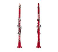 KLKL clarinetto Addominali Clarinetto BB Cupronickel Placcato Nickel 17 Key con i Guanti per la Pulizia Guanti Strumento di Legno del cacciavite