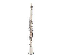 KLKL clarinetto Bianco Addominali Clarinetto BB Cupronickel Placcato Nickel 17 Key con i Guanti per la Pulizia Guanti Strumento di Legno del cacciavite