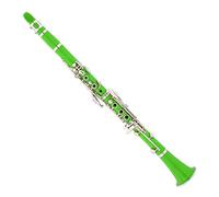KLKL clarinetto Clarinetto per Strumenti Musicali di Grado di Prestazione Clarinetto Verde B-Flat Ebony 17-Key Clarinet