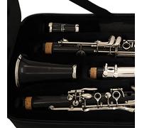 KLKL clarinetto New Professional 17 Keys Clarinet Bakelite Body Body Plating Keys con Custodia