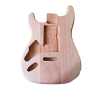 KLKL Corpo della Chitarra elettrica a Sinistra Body Okoume Legno Matte Colore Naturale Natural Parti di GUITARRUSA Corpo Chitarra incompiuto