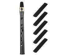 KLKL Sassofoni Mini BB Saxophone Allotto Bocchino Pocket Sax con 5 Accessori a Legna a lamelle Piccolo Sassofono Portatile Sax Principiante (Color : Gold Clip 4 Reeds)