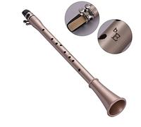 KLKL Sassofoni Mini Sassofono Tascabile Portatile Addominali Chiave Sax di CD/BB/E/f/EB con Lo Strumento di Trasporto del Woodwind della Borsa per Principianti Sax Principiante (Color : D)