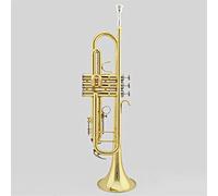 KLKL Trombe Standard B Tromba Piana Tromba Professionale con Boccaglio E Custodia in Ottone