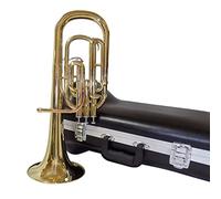 KLKL Trombe Standard EB Key Alto Horn 3 Pistoni con Cassa E Laccato del Bocchino Finiture di Laccatura in Ottone Giallo Strumenti Musicali