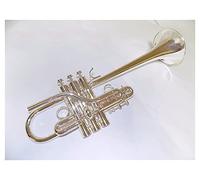 KLKL Trombe Standard Trombe MIB/Re Valvole in Monel Trombe Placcate Argento Strumenti Musicali con Bocchino E Custodia
