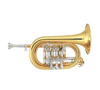 KLKL Trombe Standard Valvola Rotante della Lacca Oro Tipo BB Cornet Alesaggio Dimensioni 11.66mm