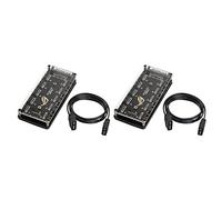 KLKNE 2 x 5V 3Pin RGB LED Splitter Hub 10-Port con 50CM 3Pin di Estensione, Perfetto per un sacco di RGB