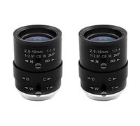 KLKNE 2X 3MP HD CCTV Obiettivo Della Macchina Fotografica 2.8-12mm Varifocale Manuale Zoom Focus Mount per Telecamere di Sicurezza Industriali