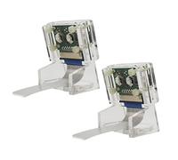 KLKNE 2X Ov5647 Mini Camera Acrilico Supporto Trasparente Webcam Staffa per 3 Telecamere