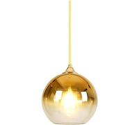 KlkrzJwy Lampada a sospensione in vetro colorato sferico Lampada a sospensione regolabile Base E27 Illuminazione a sospensione Lampadario moderno in vetro Lampada a sospensione