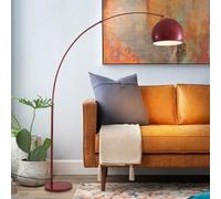 KlkrzJwy Lampada da Terra per Soggiorno con 3 Temperature di Colore Regolabili, Luce da Lettura da Terra Alta, lampade da Terra Rosse, Grande Lampada da Terra per Arredamento d'angolo