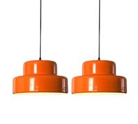 KlkrzJwy Lampadario nordico arancione Lampada a sospensione stile Wabi-Sabi Lampada a sospensione a soffitto in ferro antiruggine Lampade a sospensione Lampada a sospensione regolabile Camera da letto