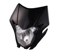 KLKWSFGFZK Fari per motociclette Per CRF 150L 150R 150F 230L 250L 250X 250M 300 450L 450X 450RL 230 Faro Anteriore A LED Per Moto Faro Anteriore Moto Universale(H4 black)