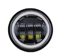 KLKWSFGFZK Fari per motociclette Per E-Bike Super73 12-48V Faro LED Rotondo Sigillato Da 4,5 Pollici Con Connettore Higo Bianco Pieno Faro Anteriore Moto Universale