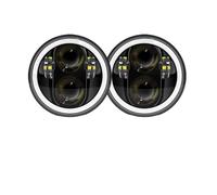KLKWSFGFZK Fari per motociclette Per Triumph Rocket III 3 Velocità Per Street Triple E Thunde Faro Per Moto Da 5 3/4 Pollici Lampada Alogena Da .75 Pollici Faro Anteriore Moto Universale