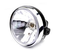KLKWSFGFZK Fari per motociclette Per YBR125 YBR 125 2002-2013 Faro Anteriore Rotondo Ambrato Lampadine Fari Motociclette Faro Anteriore Moto Universale