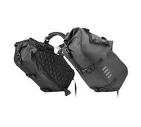 KLKWSFGFZK Motociclo Borse Serbatoio Borsa Da Sella Per Moto 48L/28L/18L Impermeabile 2 Pezzi Laterale Sedile Posteriore Viaggio A Secco Borsa multifunzione da sella(Black-48L(24L-2 pcs))