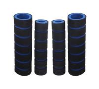 KLKWSFGFZK Nastro Manubrio Antiscivolo 4 Pezzi Manopole Universali Per Moto Bicicletta Schiuma Spugna Copertura Manica Bici Accessori Manubrio Comfort Antiscivolo(Blue - 4pcs)