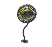 KLKWSFGFZK Ventola Circolazione Aria Interna Doppia Testa Ventola Raffreddamento dello Schienale Seggiolino USB 5V Elettrico Rotazione A 360° Aria Posteriore 3 velocità Regolabile La Stagione