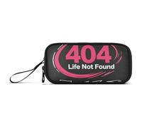 KLL 404 Error Life Not Found Rock Style Nylon Matita Borse Grande Capacità Astuccio Scuola Cancelleria per Preppy School Girls
