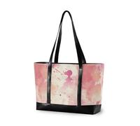 KLL Acquerello Astratto Splash-ink Pesca Robusta donna tote bag con cerniera borsa per le donne lavoro Grande Borsa per il volo con pannolino bolsos segreto para mujeres