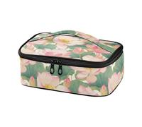 KLL Acquerello Rosa Fiori Fiori Progettato Cooler Tote Bag Picnic Mens Lunch Box Isolato per il Lavoro con Maniglia loncheras termicas para Hombres de Trabajo