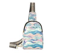 KLL Alla moda multicolore onde crossbody borsa impermeabile crossover borse crossover per le donne per il pacchetto di giorno