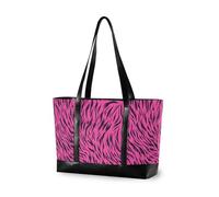 KLL Animal Skin Leopard Viola Nero Borse per computer portatili per le donne con cerniera borsa 14 pollici Grande Borsa per il volo con maletín para laptop mujer
