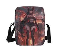 KLL Anime Style Demonic Beauties Dark Castle messenger bag carino Vegan Leather verde crossbody borse per le donne Viaggio Donna Borse a tracolla