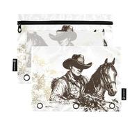 KLL Astuccio bianco con 3 fori per raccoglitore, con fori per raccoglitore, per ufficio, casa, viaggi, carte, contenitore per riporre biglietti