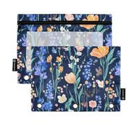 KLL Astuccio con 3 fori per cartelle a 3 anelli, con 3 anelli, per esami, casa, viaggi, biglietti