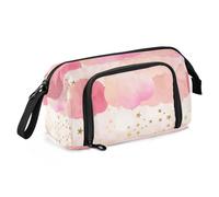 KLL ASTUCCIO GRANDE CAPACITÀ ASTUCCIO MORBIDO ASTUCCIO MULTIFUNZIONALE Cosmetici Trucco Adolescente Asilo 8 Blush e Gold Dreams DP, 8 Blush And Gold Dreams Dp, Taglia unica, Art Deco