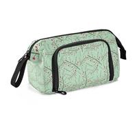 KLL ASTUCCIO GRANDE CAPACITÀ MULTIFUNZIONALE ASTUCCIO SUPPORTO PER BAMBINI College Merry Christmas Dp-09, Merry Christmas Dp-09, Taglia unica, Art Deco