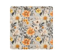 KLL Autunno Fiori Narciso Anemone Argento Magic Sticker Make Up Bag Panno Organizzatore di Viaggio Avvolgere Obiettivo Macchina Fotografica Panno Wrapper Cosmetici Organizzatori Per Viaggi, Autunno