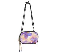 KLL Beauty Spring Viola Iris Fiori Acquerello Cross Body Bag per gli Uomini Trendy con Tracolla Regolabile Sopra La Borsa A Spalla Vai Shopping