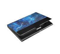 KLL Blu marmo sottile porta biglietti da visita con pelle e acciaio inox cassa della carta di credito per la casa di viaggio o uso ufficio estuche para tarjetas